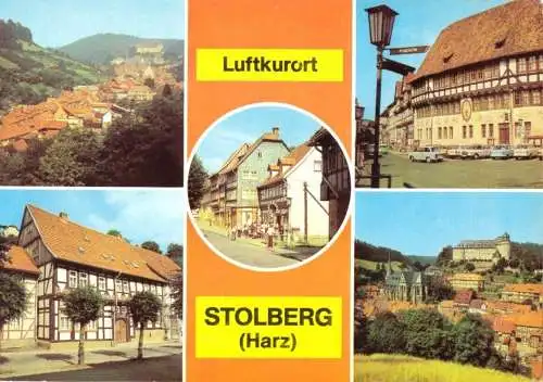 AK, Stolberg Harz, fünf Abb., gestaltet, 1981