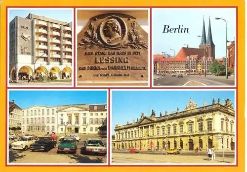 AK, Berlin Mitte, fünf Abb., 1989