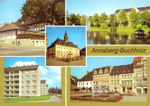 AK, Annaberg Buchholz, fünf Abb., 1981