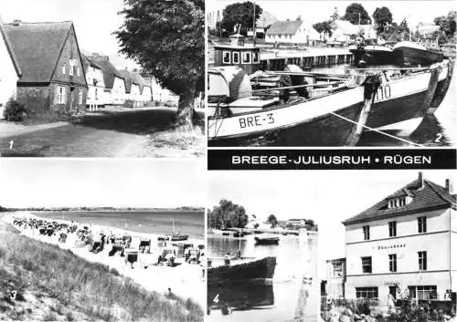 AK, Breege - Juliusruh Rügen, fünf Abb., 1976