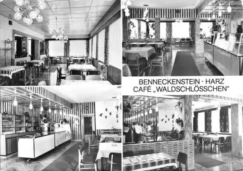 AK, Benneckenstein Harz, Café "Waldschlößchen", Gastr.