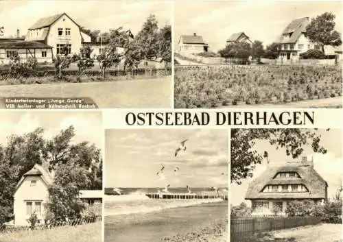 AK, Ostseebad Dierhagen, fünf Abb., 1971