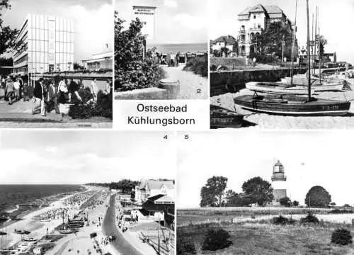 AK, Ostseebad Kühlungsborn, fünf Abb., 1982