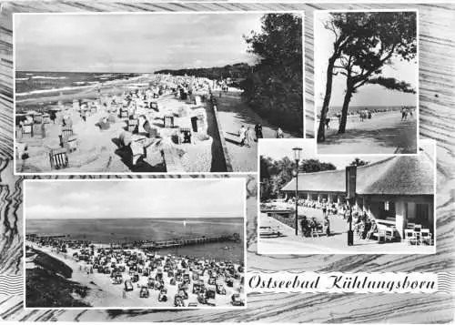 AK, Ostseebad Kühlungsborn, vier Abb., gestaltet, 1964