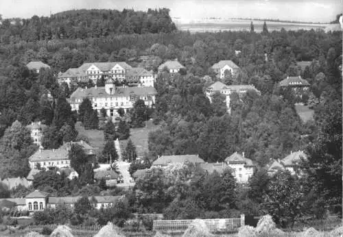 AK, Bad Gottleuba, Blick zum Sanatorium der SVA, 1974