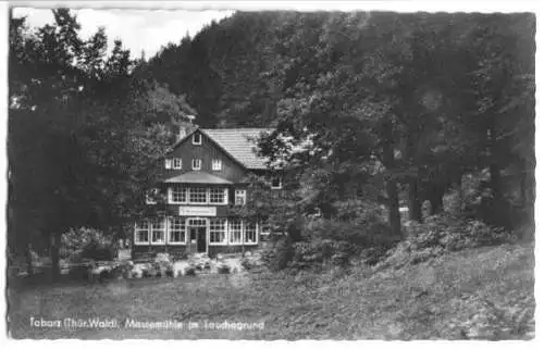 AK, Tabarz Thür. Wald, Massemühle im Lauchagrund, 1960