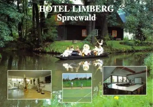 AK, Limberg bei Cottbus, Hotel Limberg, vier Abb., 1998