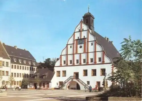 AK, Grimma, Rathaus, 1989