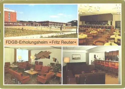 AK, Schwerin - Zippendorf, Heim "Fritz Reuter", 1987