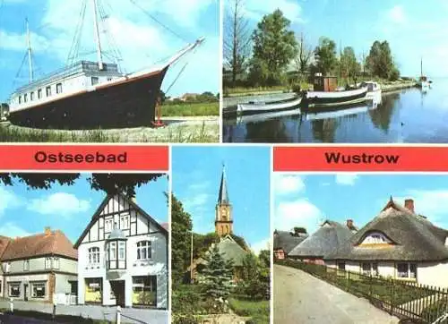 AK, Wustrow Kr. Ribnitz-Damgarten, 5 Abb., 1981