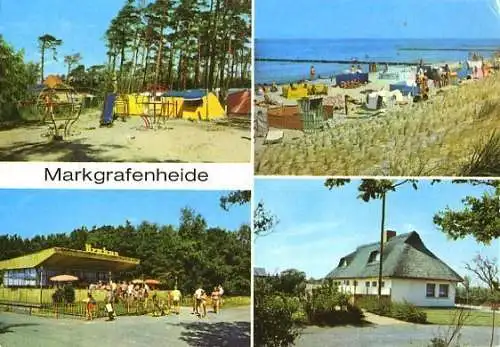 AK, Rostock OT Markgrafenheide, 4 Abb., 1978