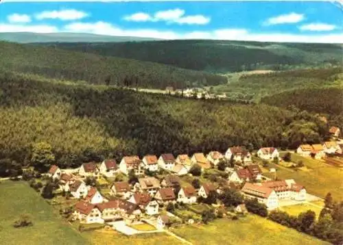 AK, Neuhaus im Solling, Luftbild, um 1976