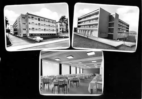 AK, Bad Neuenahr, Kur-Klinik Hochstaden, 3 Abb., 1971