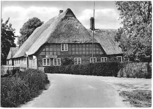 AK, Nübbel, Eider-Krug, Straßenansicht, um 1975