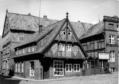 AK, Lauenburg Elbe, Hotel zum Löwen, um 1958, Echtfoto