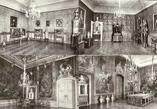 AK-Mappe mit 10 Foto-AK, Moritzburg, Schloß Moritzburg, 1977