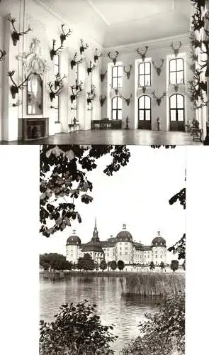 AK-Mappe mit 10 Foto-AK, Moritzburg, Schloß Moritzburg, 1977