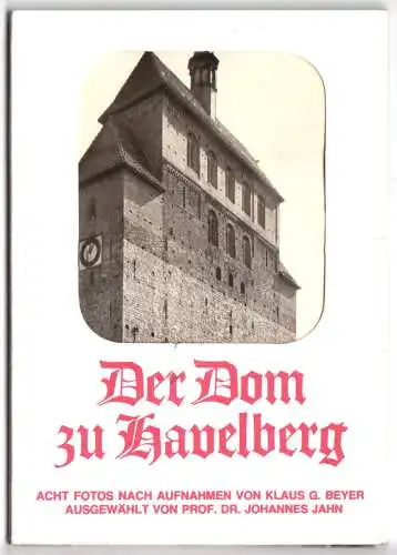 AK-Mappe mit 8 AK, Der Dom zu Havelberg, 1981