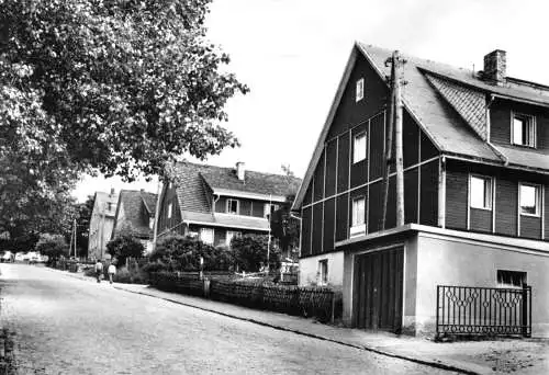 Ansichtskarte, Antonsthal Erzgeb., OT Antonshöhe, Straßenpartie, 1978