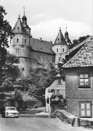 Ansichtskarte, Schleusingen, Thür. Wald, Schloß Bertoldsburg, Version 1, 1976