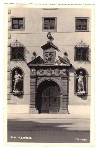 AK, Landhaus, Eingangsportal, ca. 1950