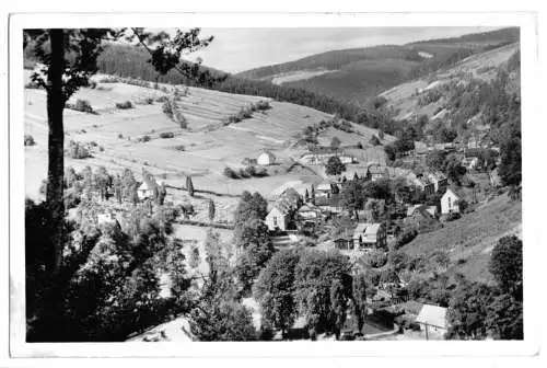 Ansichtskarte, Katzhütte - Oelze Thür., Teilansicht, Version 3, 1962