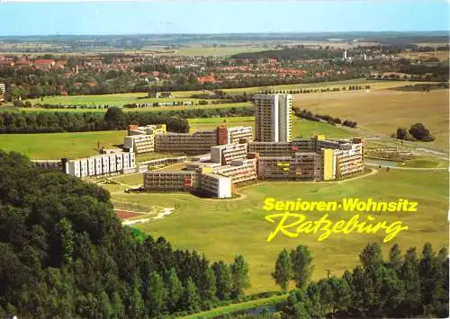AK, Ratzeburg, Senioren-Wohnsitz Ratzeburg, Luftbild, um 1996