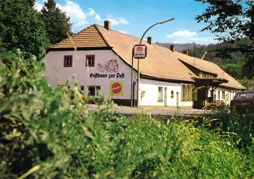 AK, Mespelbrunn - Hessenthal, Gasthof - Pension "Zur Post", um 1980