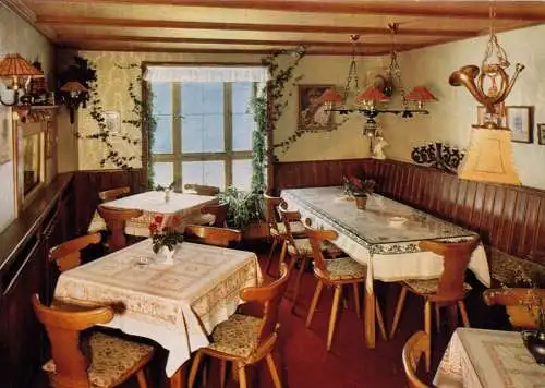 AK, Schönwald Hochschwarzw., Inselklause, Gastraum, Version 1, um 1978