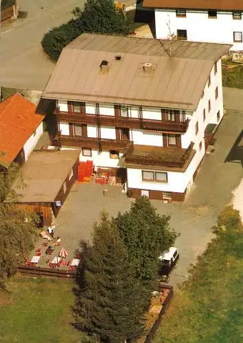 AK, Spiegelau, Pension Eder, Luftbildansicht, um 1991