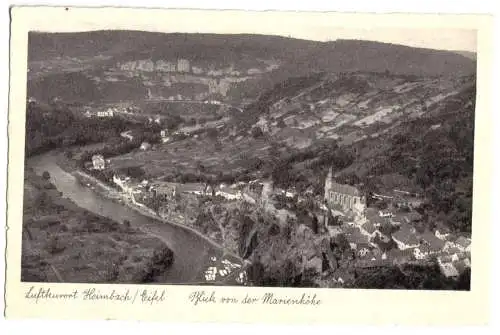 AK, Heimbach Eifel, Blick von der Marienhöhe, um 1928