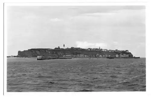 AK, Insel Helgoland, Ansicht von See, um 1940