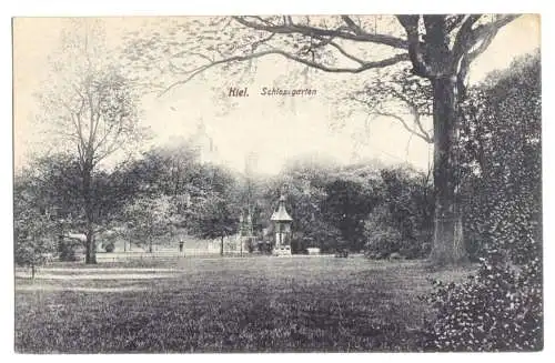 AK, Kiel, Schloßgarten, 1918