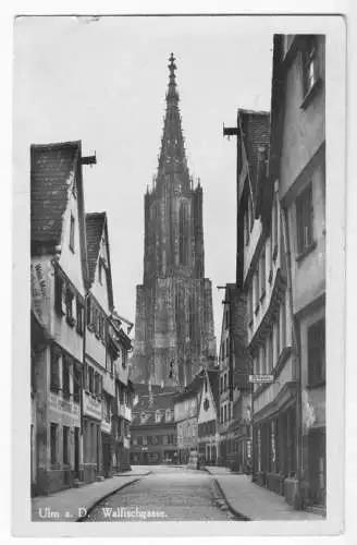 AK, Ulm, Walfischgasse, 1937