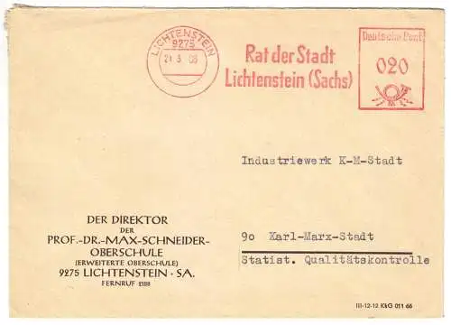 AFS, Rat der Stadt Lichtenstein (Sachs), o Lichtenstein, 9275, 21.3.68