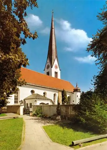 AK, Fischen im Allgäu, Pfarrkirche St. Verena, um 1990