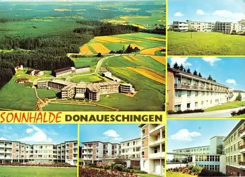 Ansichtskarte, Donaueschingen, Schönhalde, sechs Abb., 1976