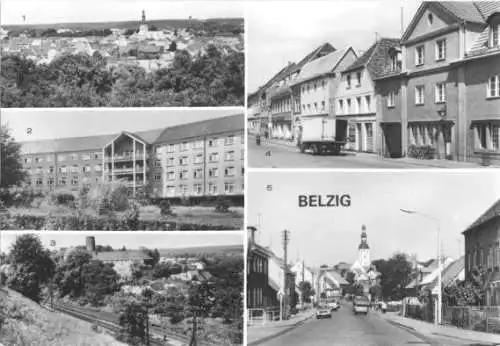 AK, Belzig, fünf Abb., 1988