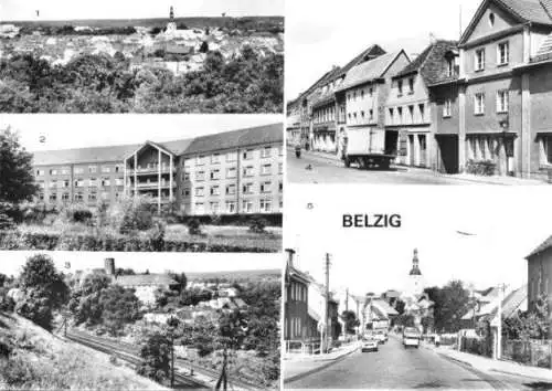 AK, Belzig, fünf Abb., 1980