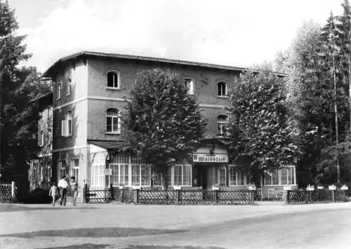 Ansichtskarte, Neudorf Kr. Quedlinburg, Gastst. "Waldblick", 1976