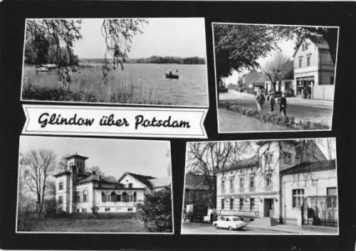 AK, Glindow bei Werder Havel, vier Abb., gestaltet 1969