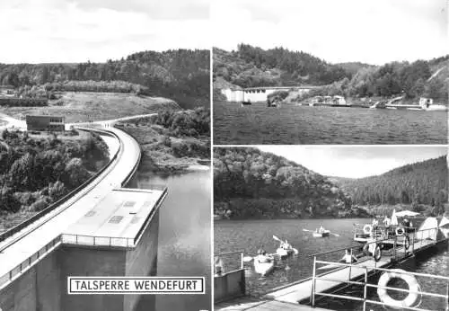 AK, Harz, Talsperre Wendefurt, drei Abb., 1975