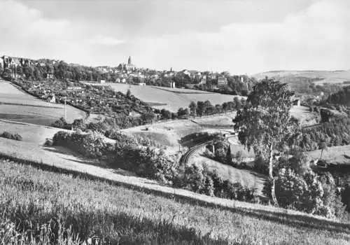 Ansichtskarte, Annaberg-Buchholz Erzgeb., Totale, 1972