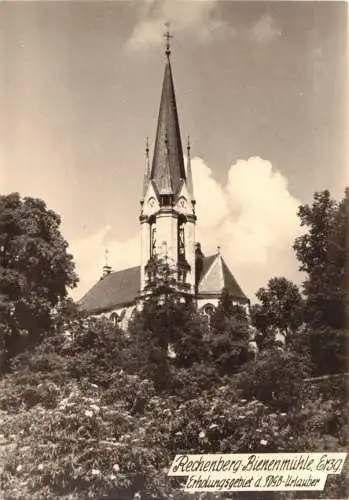 AK, Rechenberg-Bienenmühle Erzgeb., Kirche, 1962