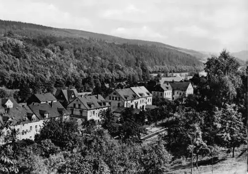 AK, Rechenberg-Bienenmühle Erzgeb., OT Bienenmühle, Straßenpartie, 1964