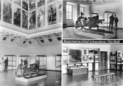 AK, Schwarzburg Thür. Wald, Schloß, Kaisersaal, 1976