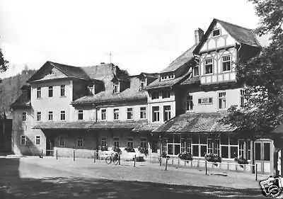 Ansichtskarte, Paulinzella, Gaststätte Klosterschänke, 1964