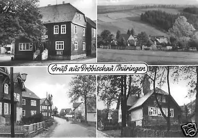 AK, Dröbischau, vier Abb., u.a. Gasthaus Kempter, 1973