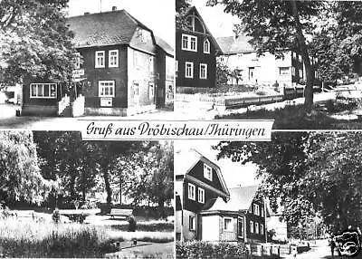 Ansichtskarte, Dröbischau Thür., vier Abb., Gasthaus Kemter, 1978