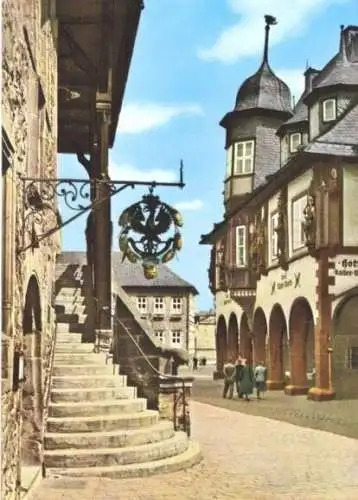 AK, Goslar, Rathaus, Hotel Kaiser-Worth, um 1968